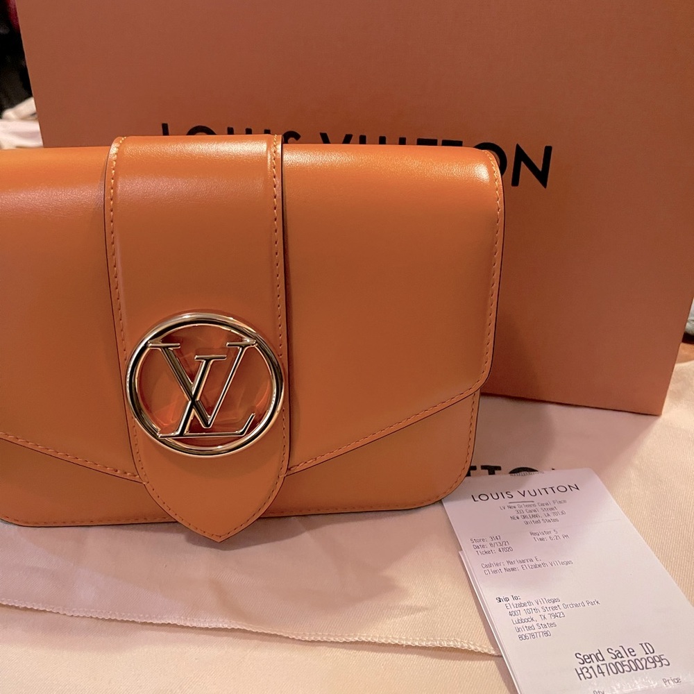 Authentic LV Pont 9 golden color